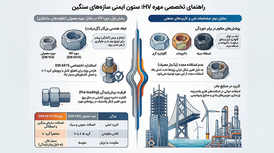 مهره HV