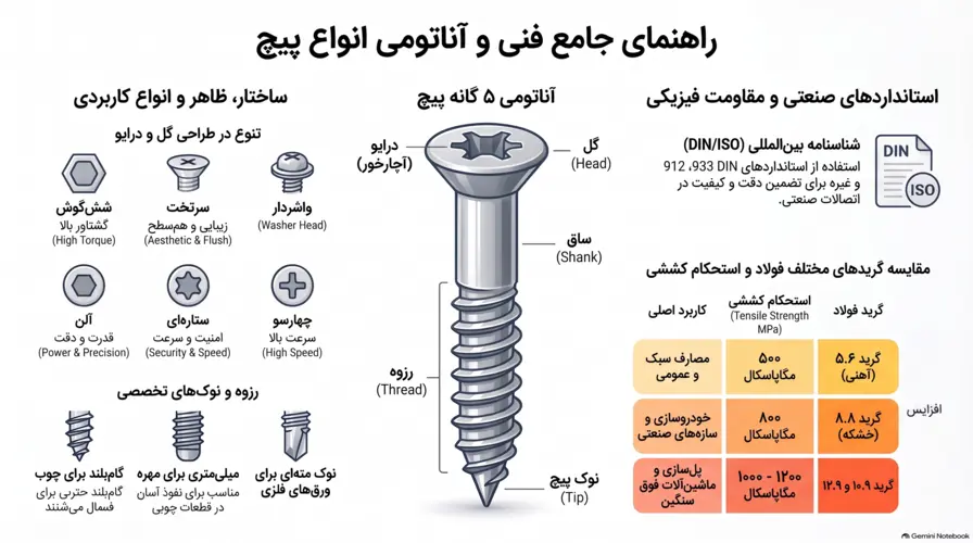 آناتومی پیچ